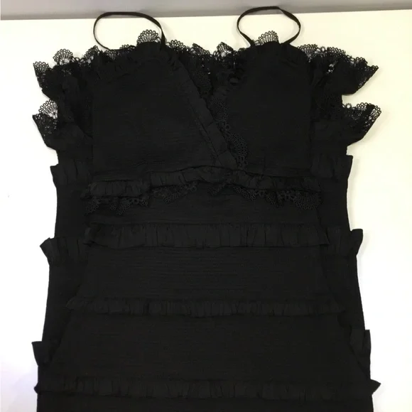 V. Chapman Narcisse Dress in Black - Picture 4 of 4